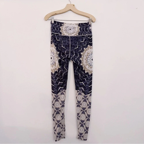 Wolven Reverie Legging Mandala Bali Print Active Wear Bohemian - Picture 5 of 6